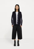 Ribbed Shirt-Cardigan