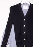 Ribbed Shirt-Cardigan