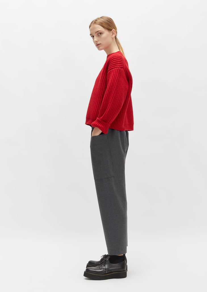 Unisex Wool Crewneck Sweater