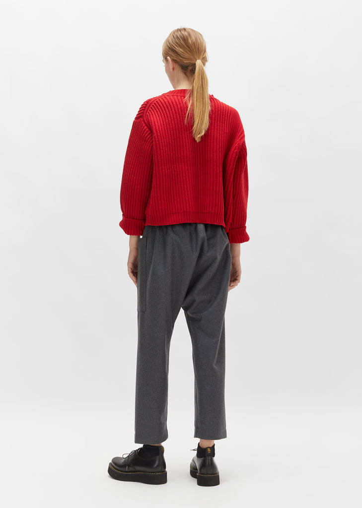 Wool Flannel Trouser