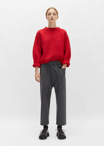 Wool Flannel Trouser
