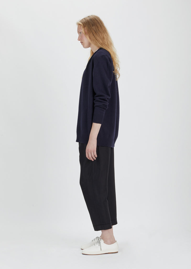 Wool Cashmere Oversized Cardigan