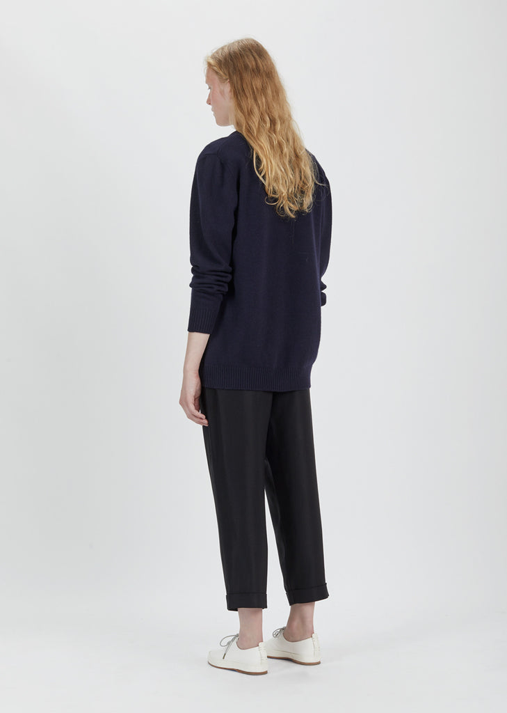 Wool Cashmere Oversized Cardigan