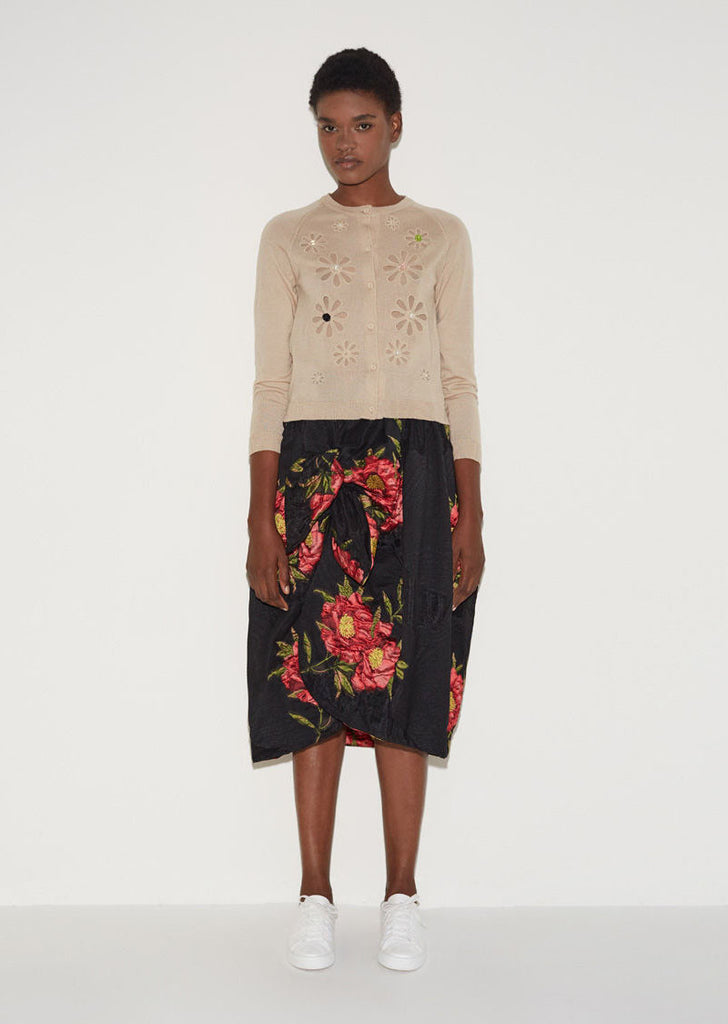 Beaded Flower Cardigan