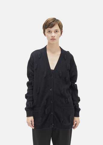 Oversized Bubble Knit Cardigan