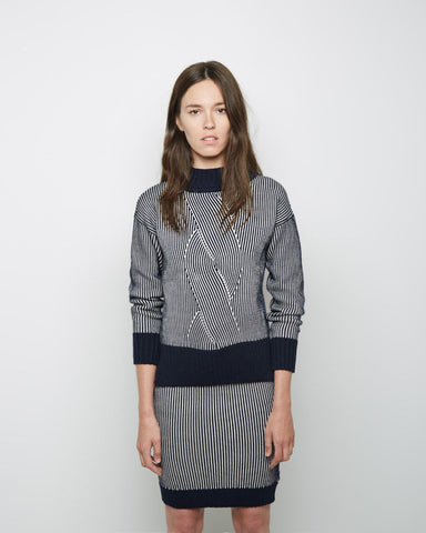 Cable Crewneck