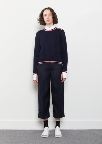 Low Rise Sack Trouser