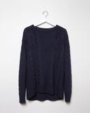 Cable Knit Fox Pullover