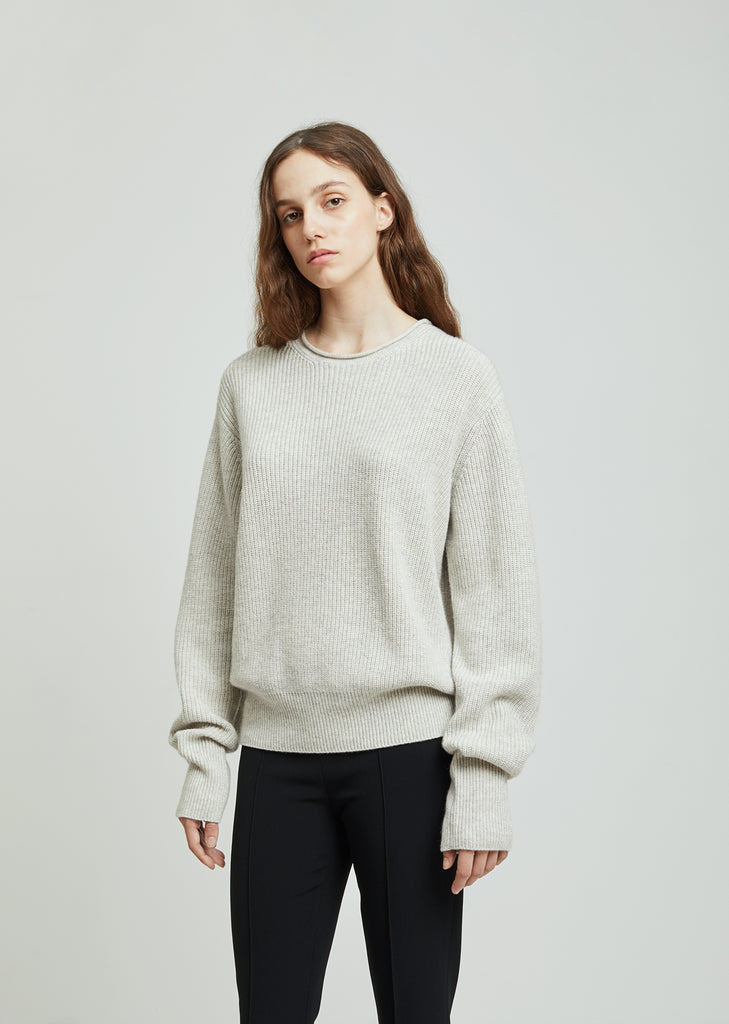 Haily Cashmere Silk Long Sleeve Sweater