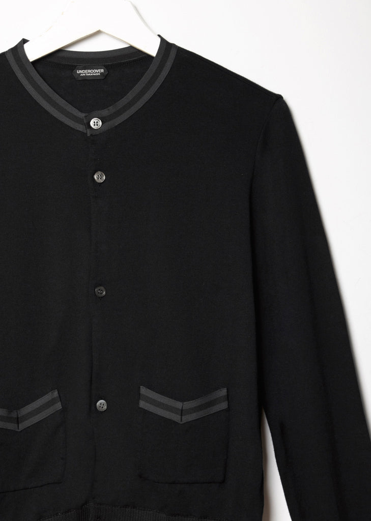 Contrast Trim Cardigan