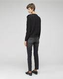 Rabbit Fur Knit Pullover