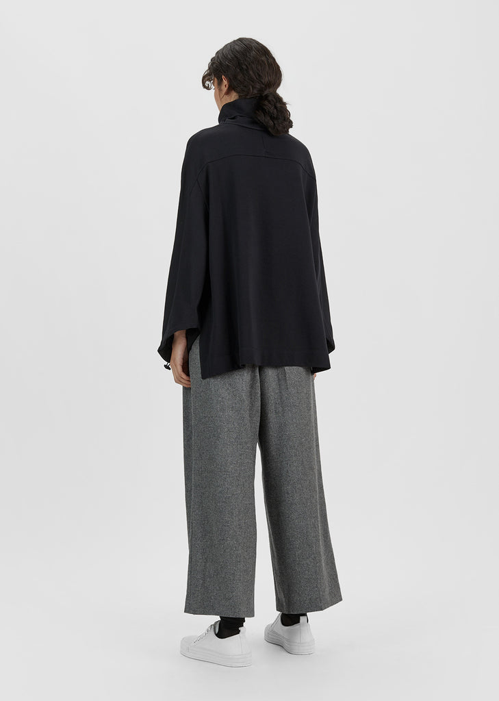 Wool Wide Leg Pant