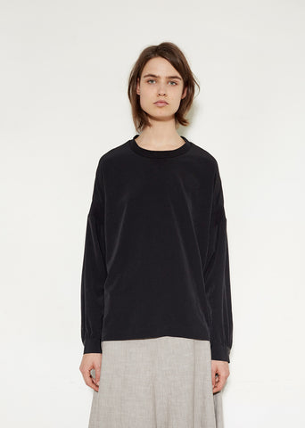 Rib Sleeve Pullover