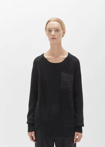 Wool Patchwork Sweater