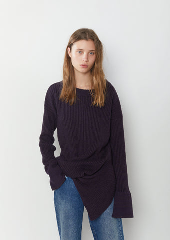 Plain Stitch Knot Sweater