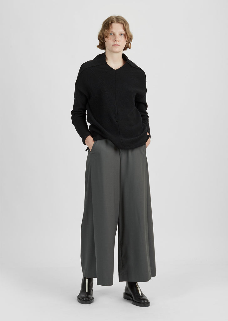 Wool Rib Stitch Sweater