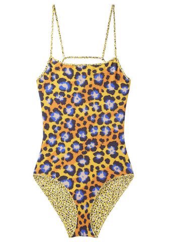 Reversible Leopard One-Piece