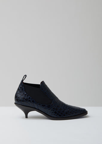 Kora Embosse Croc Bootie