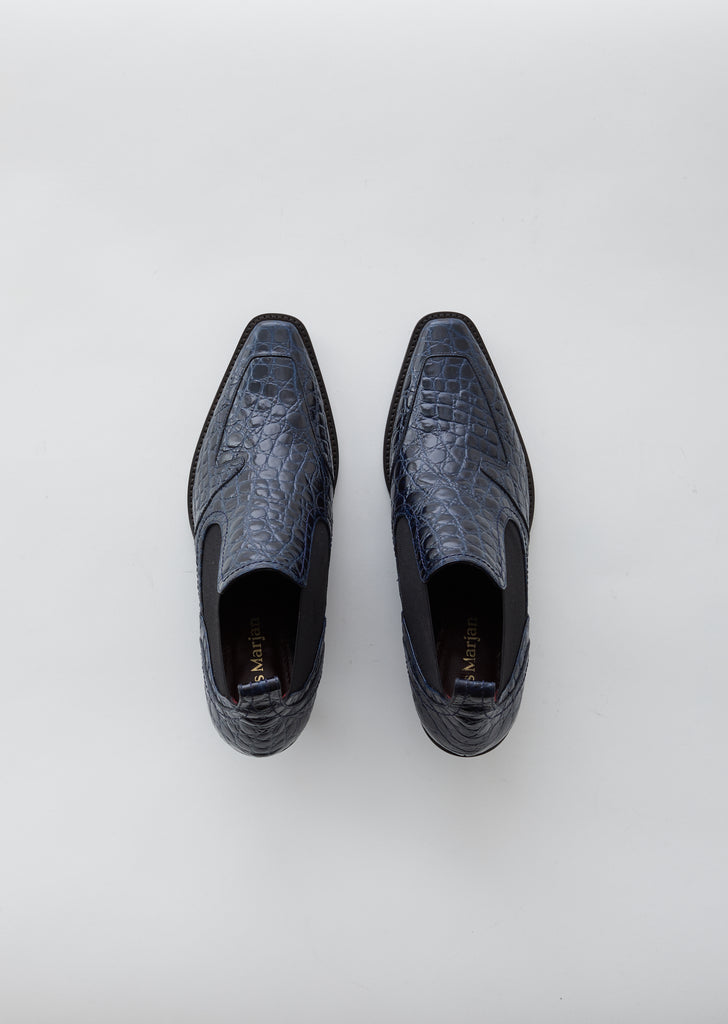 Kora Embosse Croc Bootie