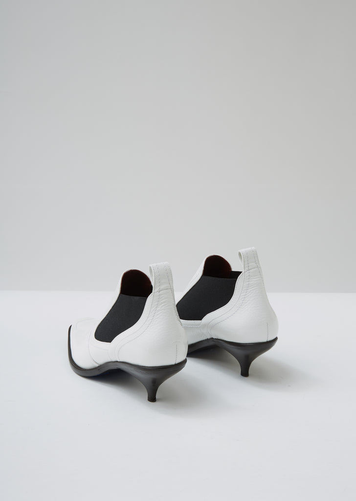 Kora Textured Patent Bootie
