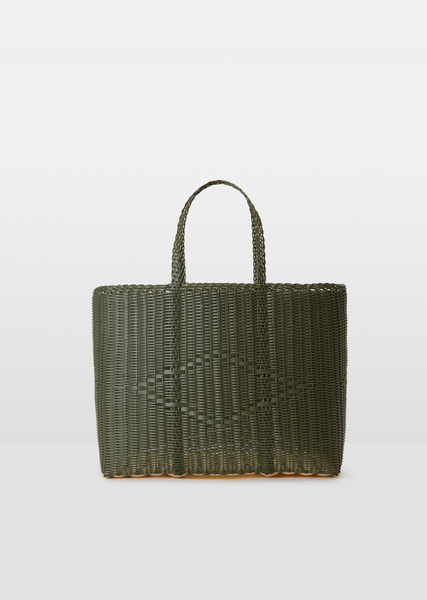 Large Basket Tote Bag — Cactus – La Garçonne