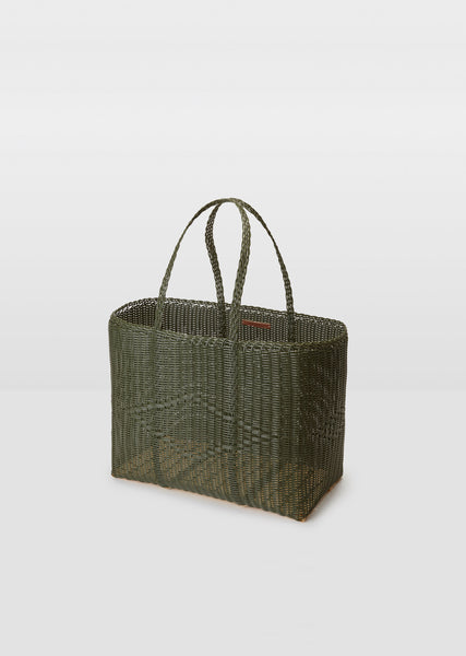 Large Basket Tote Bag — Cactus – La Garçonne