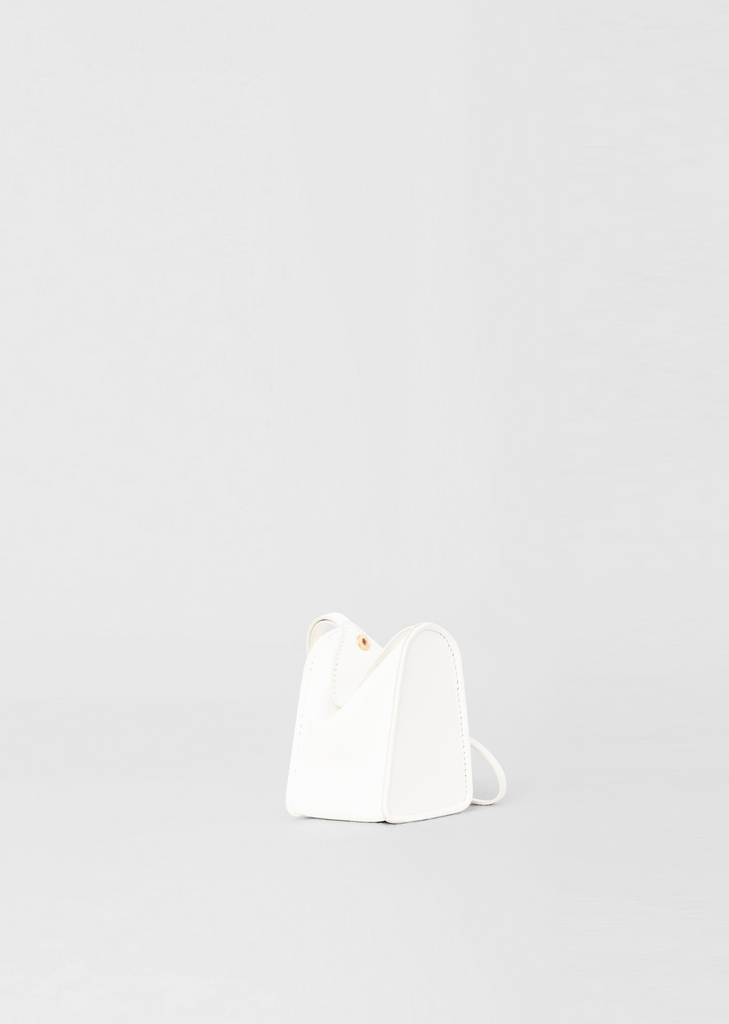 Folded Coin Purse — White