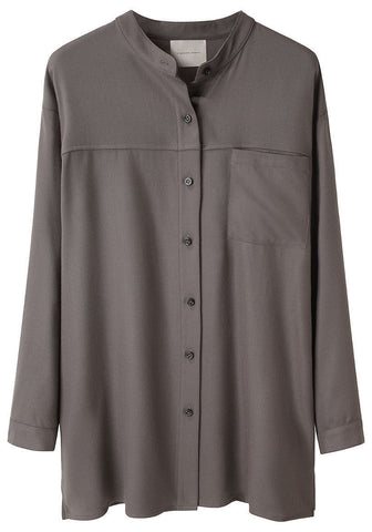 Flannel Button Tunic