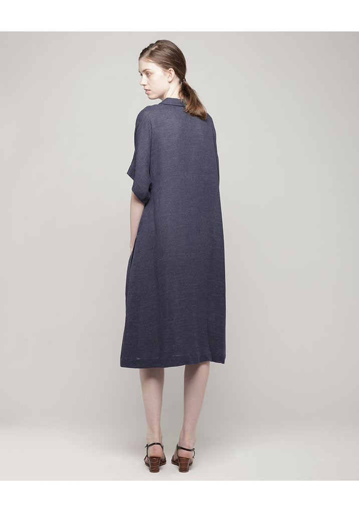 Indigo Smock Dress