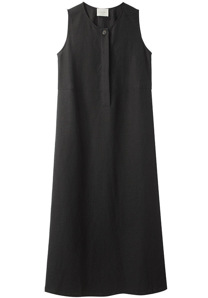 Sleeveless Henley Dress