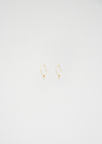 Dangling Baguette Hoop