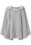 Hooded Zip Cape