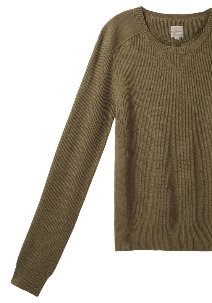 Shoulder Patch Sweater