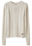 Crewneck Cable Sweater