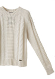 Crewneck Cable Sweater