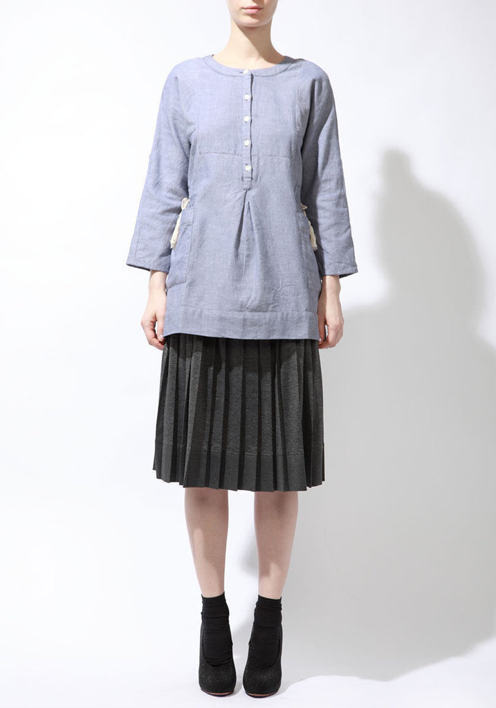 Henley Tunic w/ Tassel Sides