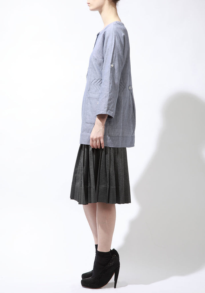 Henley Tunic w/ Tassel Sides