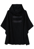 Hooded Wool Poncho
