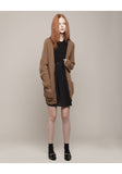 Long Camel Cardigan