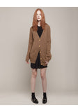 Long Camel Cardigan