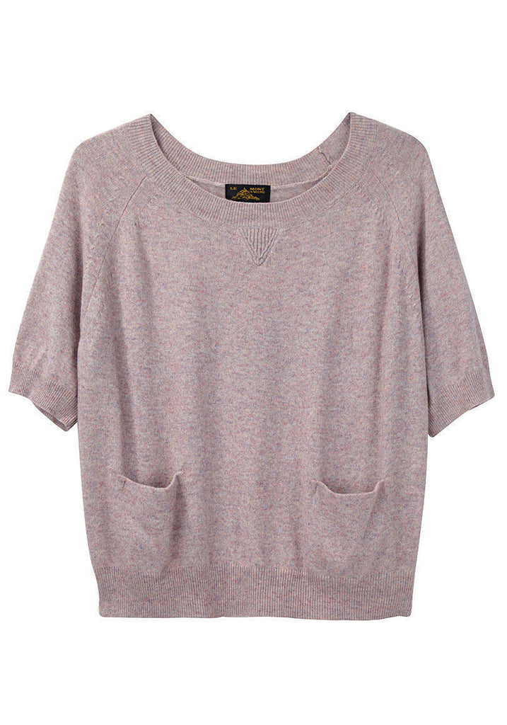 Shortsleeve Knit Sweatshirt