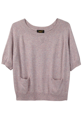 Shortsleeve Knit Sweatshirt