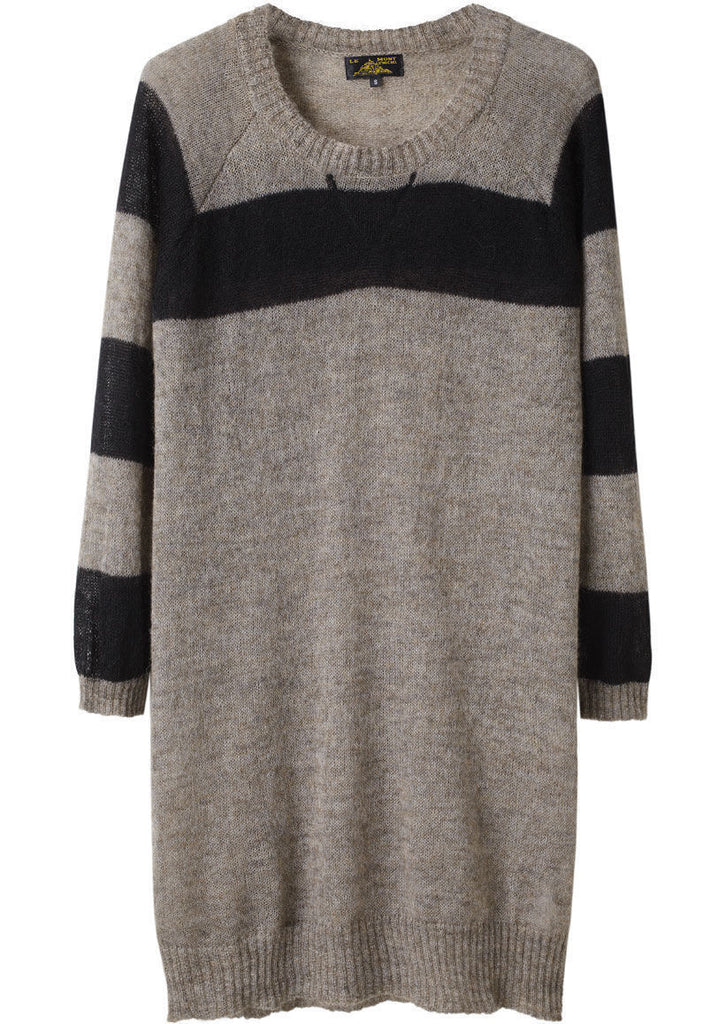 Striped Loose Knit Dress