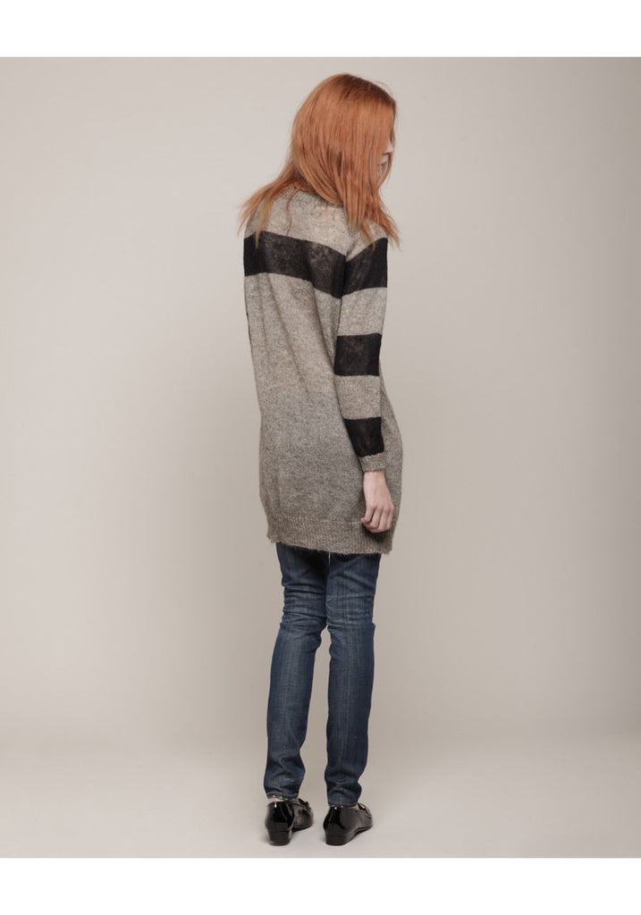 Striped Loose Knit Dress