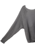 Le Loose Drape Back Sweater