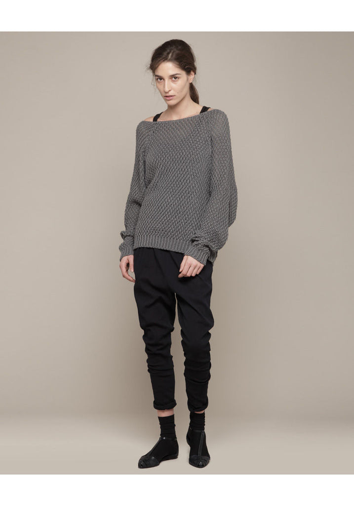 Le Loose Drape Back Sweater