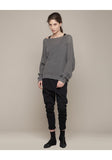 Le Loose Drape Back Sweater