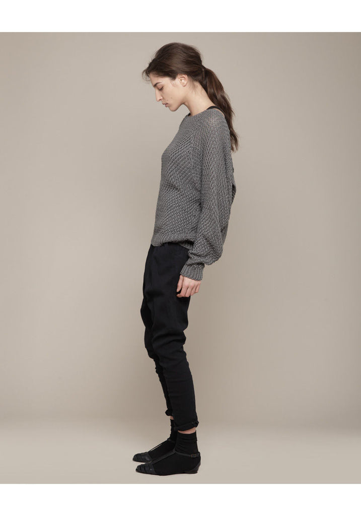 Le Loose Drape Back Sweater