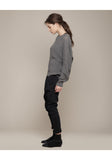 Le Loose Drape Back Sweater