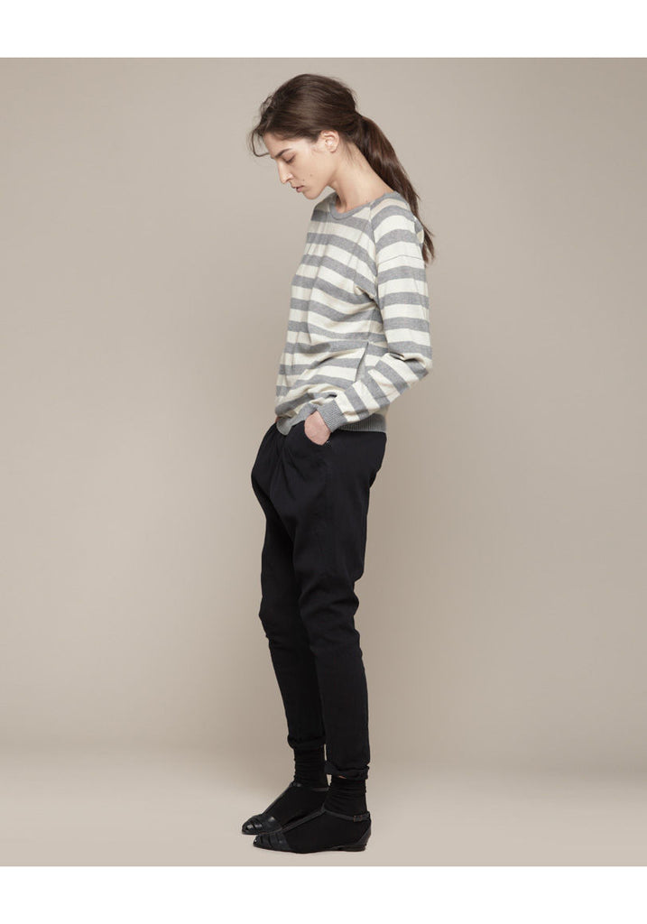 Striped Knit Pullover